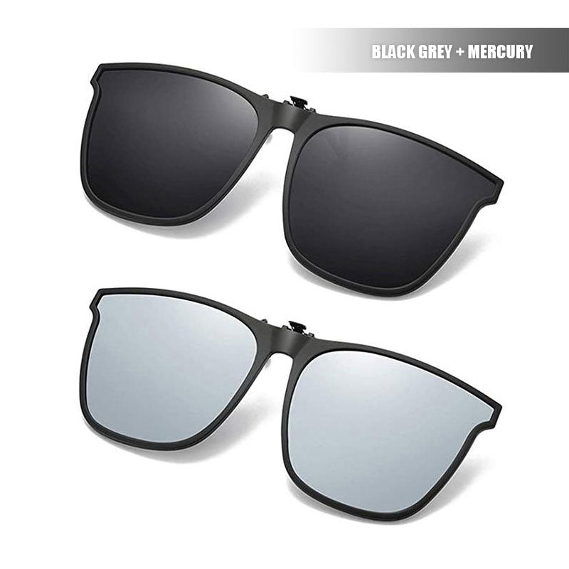 | Neue polarisierte Clip-on-Klappsonnenbrille