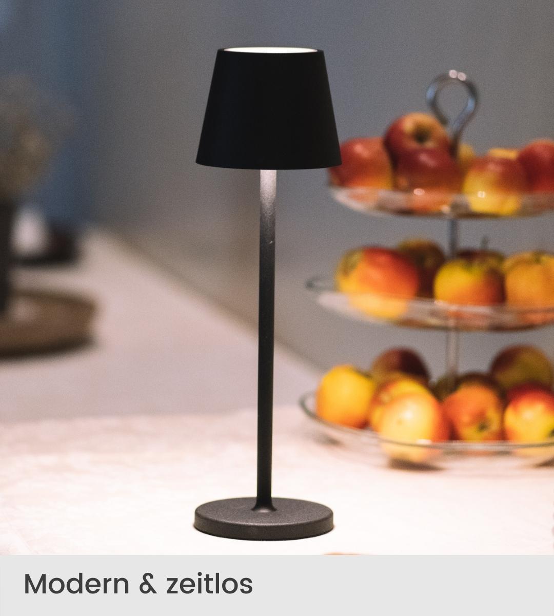 Kabelloses LED Lampenset, 48 LEDs, Touch-Dimming, 5200mAh, Aluminium