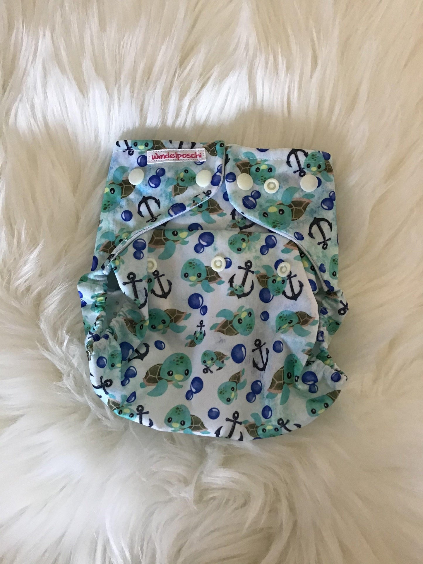 Windelposchi Überhose Onesize Wasserschildkröte