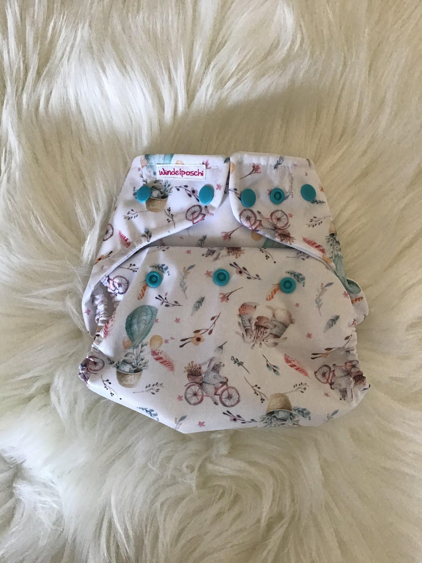 Windelposchi Überhose Onesize Häschen unterwegs