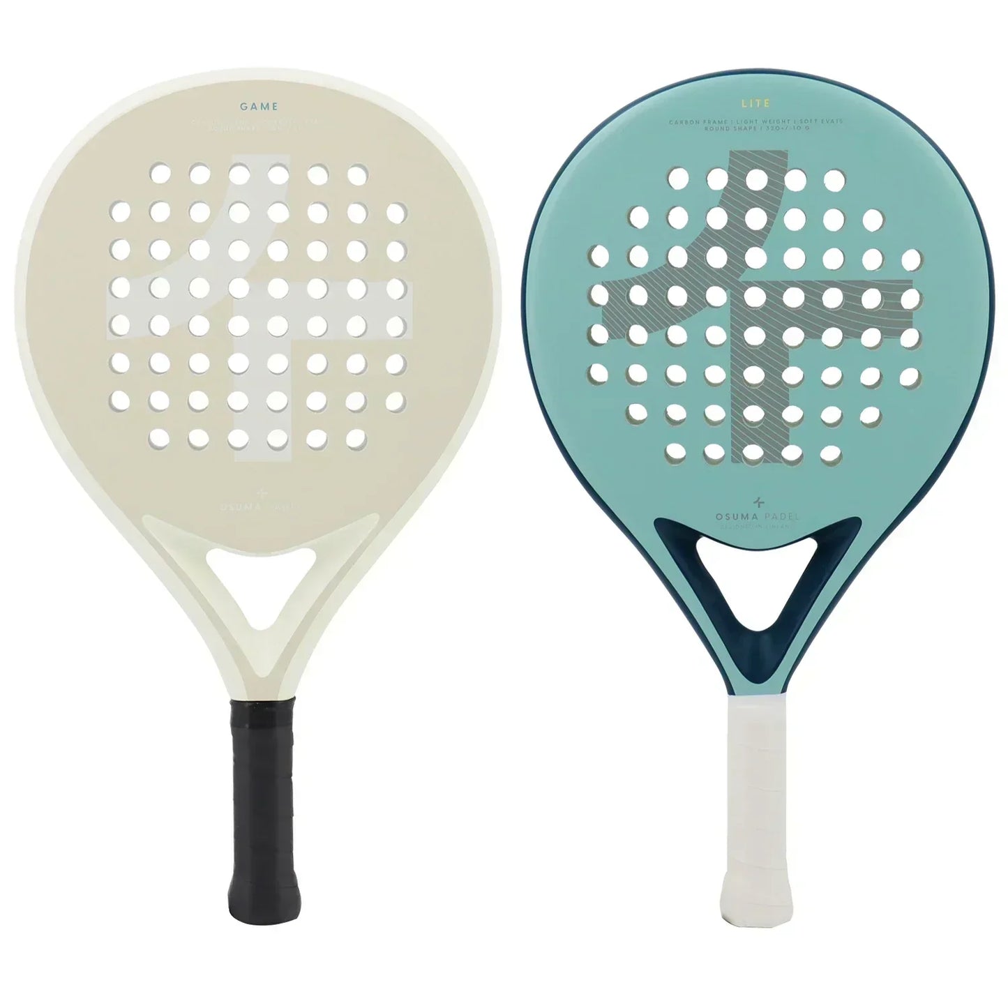 PowerStrike Carbon Padel Schläger, leicht, präzise & kraftvoll, EVA Kern