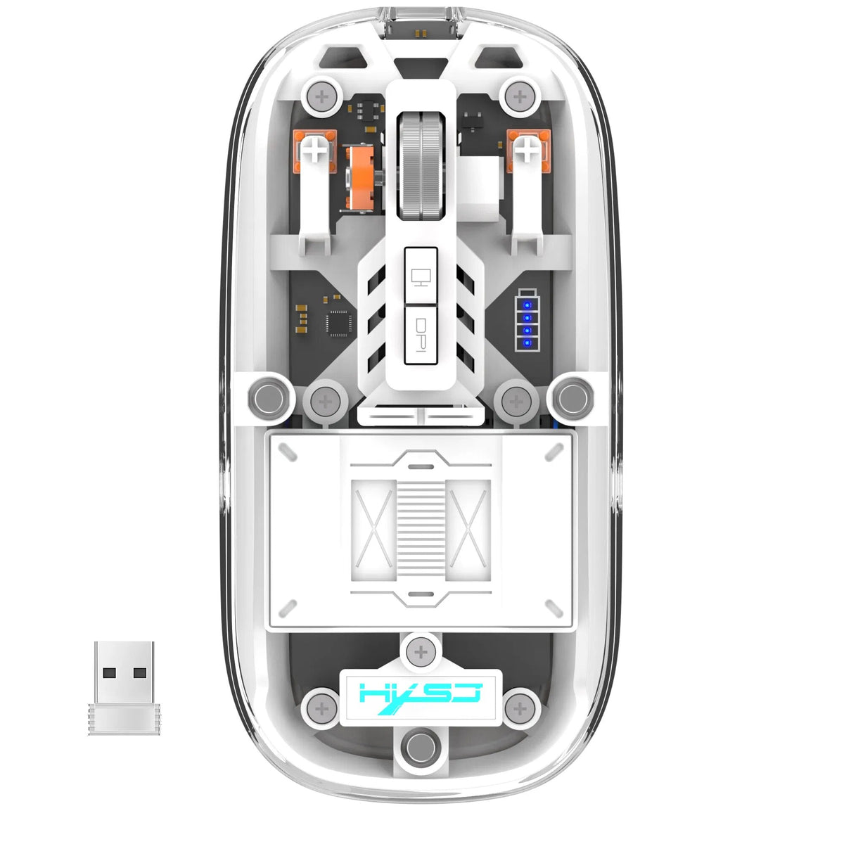 | Transparente kabellose Bluetooth-Maus