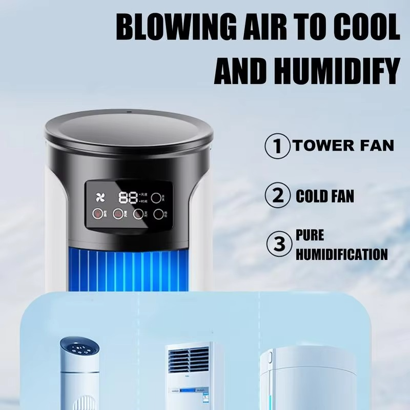 | Tragbare Klimaanlage Ventilator Verdunstungskühler USB Leise Timer Raum Kühlung Klein 10 oz Wassertank Persönlicher Kühler Einstellbar