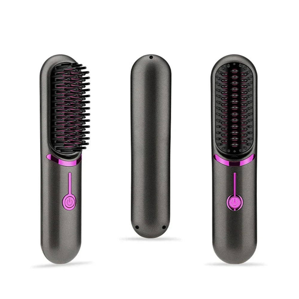 | Wireless Hair Straightening Comb