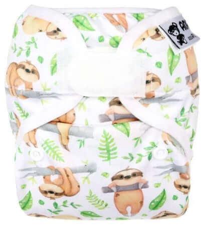 Anavy Überhose Newborn Klett-Sloths - Windelposchi