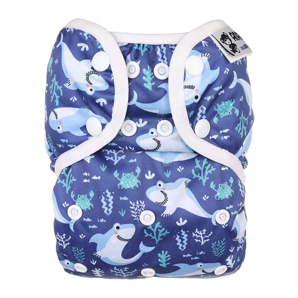 Anavy Überhose Onesize Drucki-Sharks - Windelposchi