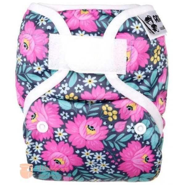 Anavy Überhose Onesize Klett-Flowers - Windelposchi