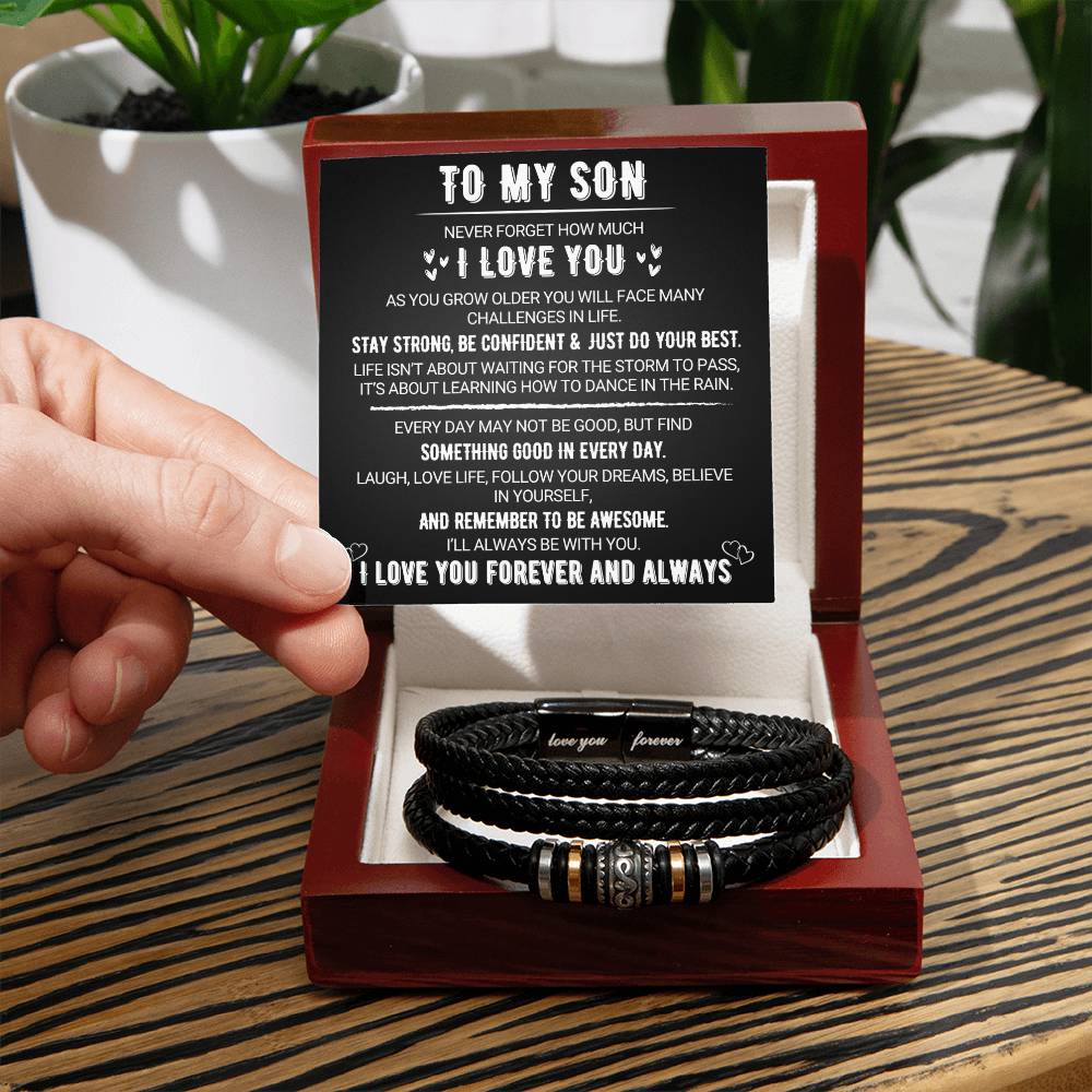 Für meinen Sohn – Ewige Liebe – Armband
