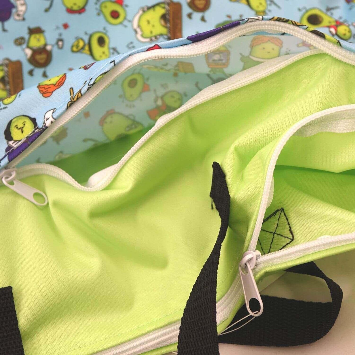 Avo&Cado Nasstasche Kräuter mit Trockenfach (XL) - Windelposchi