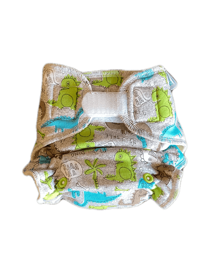 BambiRoxy Höschenwindel Newborn Klett-Dino - Windelposchi