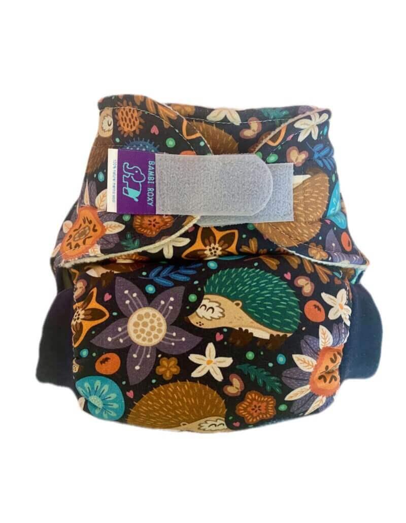 BambiRoxy Onesize Wollsnap Klett-Igel - Windelposchi