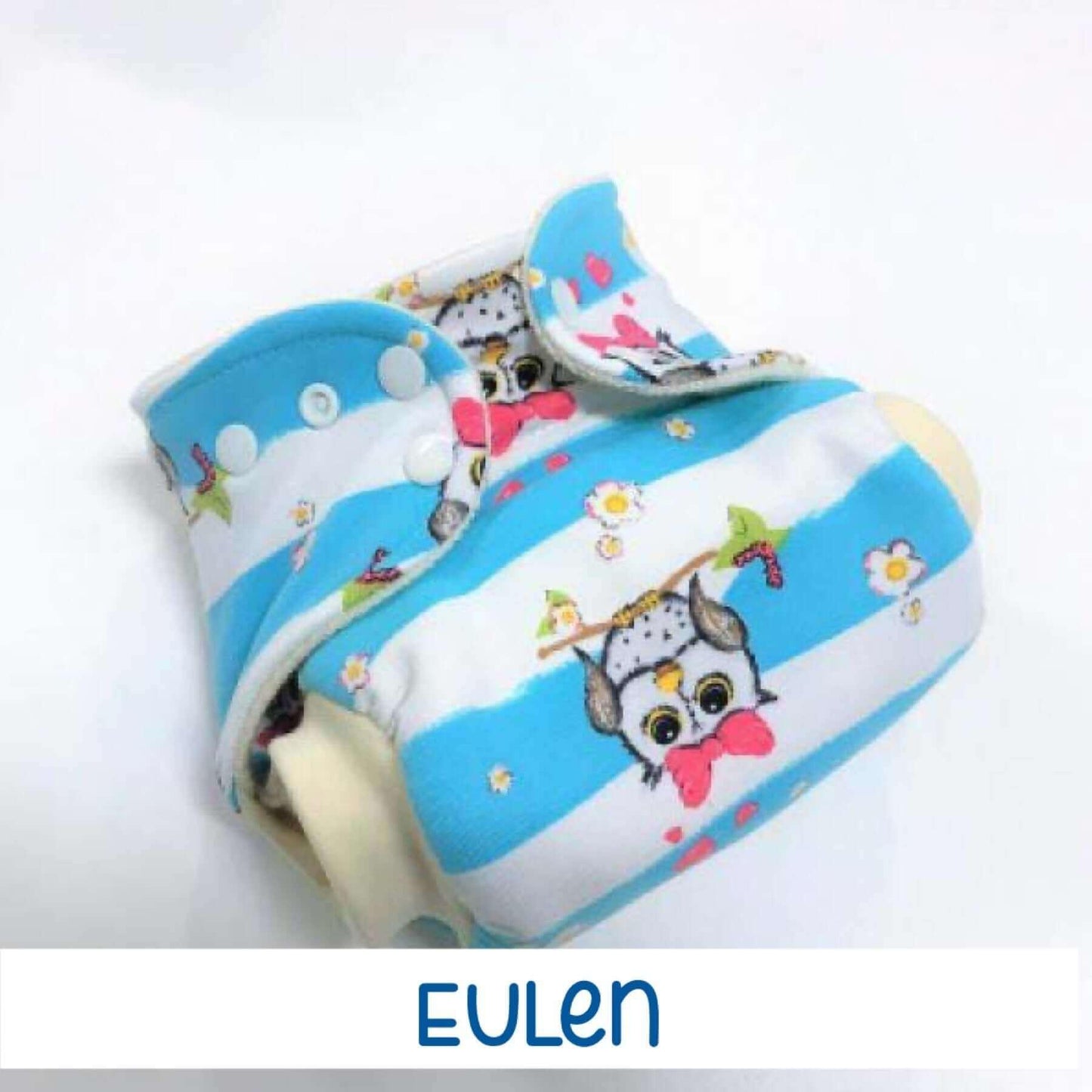 BambiRoxy Wollsnap Onesize Drucki-Eulen - Windelposchi
