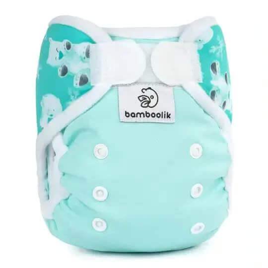 Bamboolik Minimi Überhose Eisbären-Mint - Windelposchi