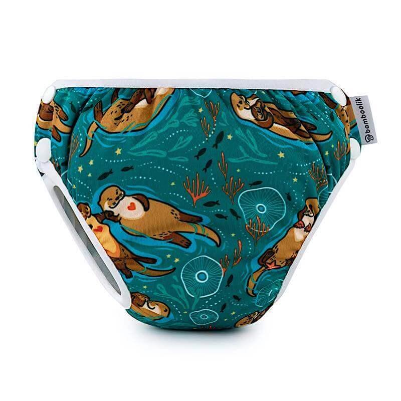Bamboolik Schwimmwindel Verliebte Otter - Windelposchi