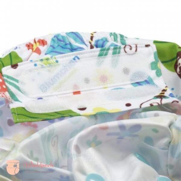 Blümchen 2in1 Überhose Onesize Drucki Dino - Windelposchi