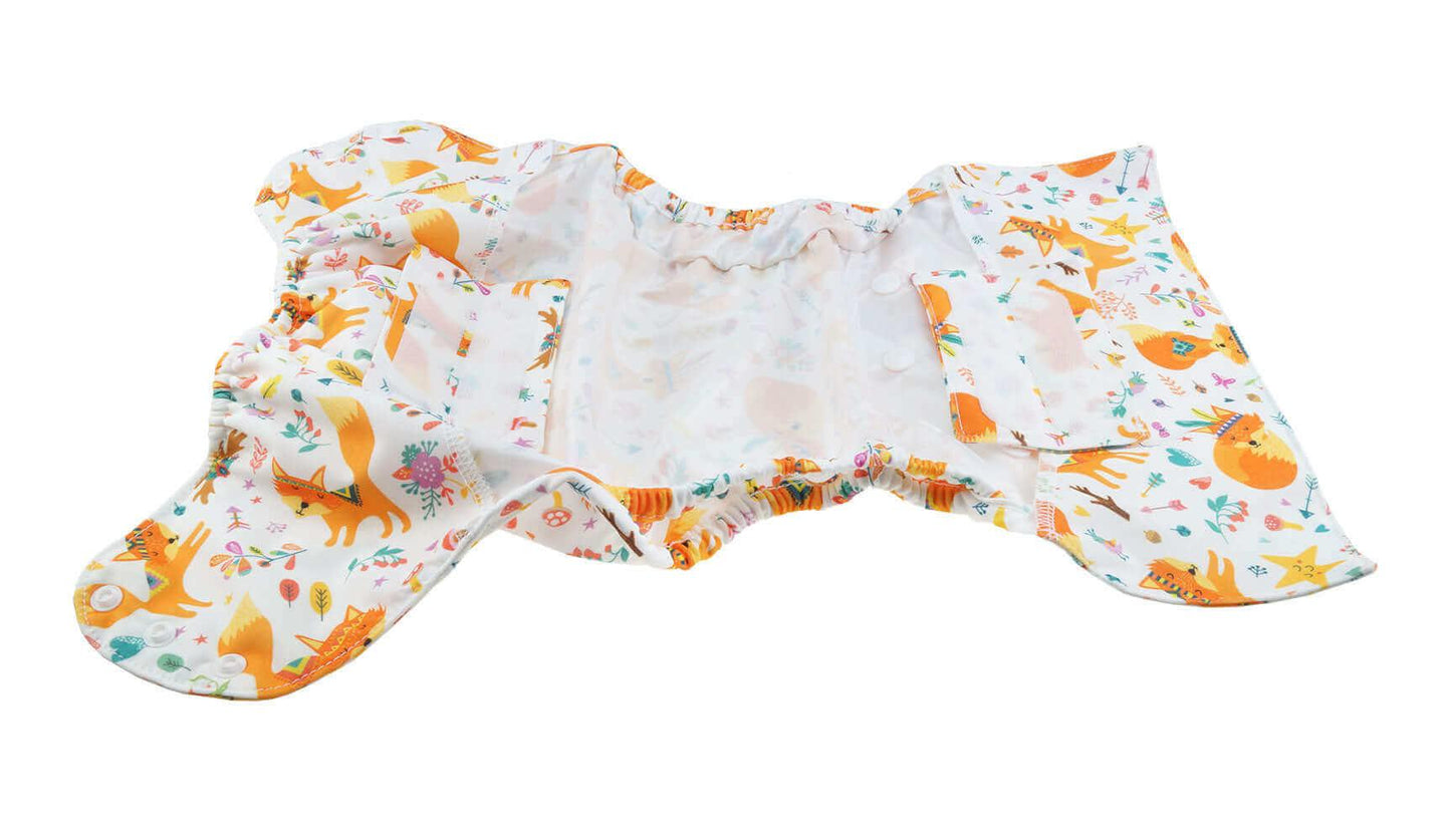 Blümchen 2in1 Überhose XL Drucki Mama Bär - Windelposchi
