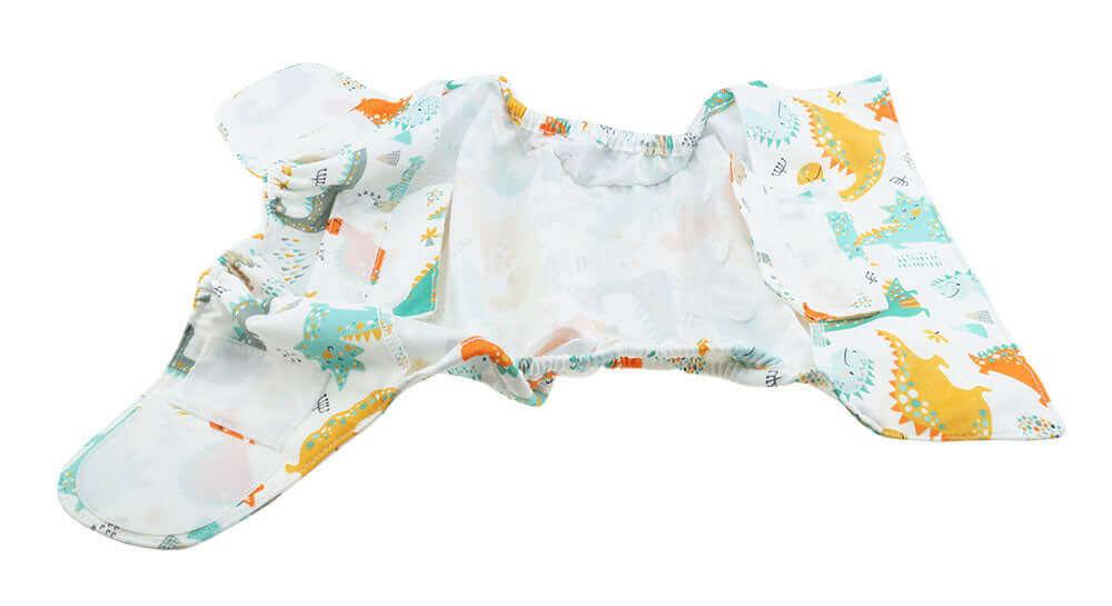Blümchen 2in1 Überhose XL Klett Mama Bär - Windelposchi