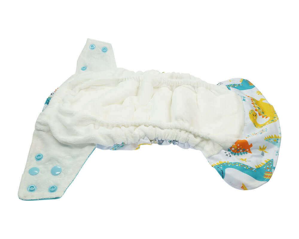 Blümchen AIO Bambus Stoffwindel Klett Kleiner Ritter - Windelposchi