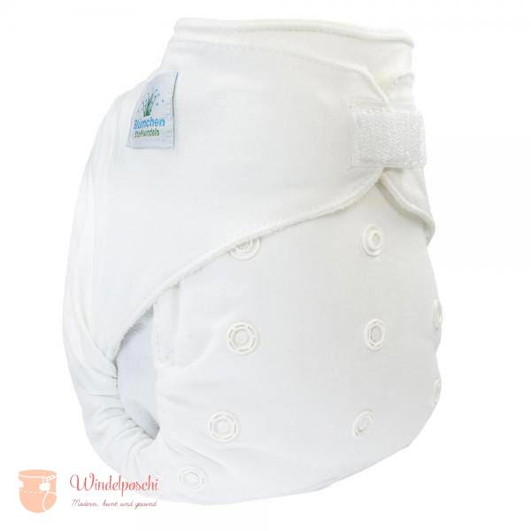 Blümchen Kuschel Höschenwindel Slimfit Onesize Klett/Drucki - Windelposchi