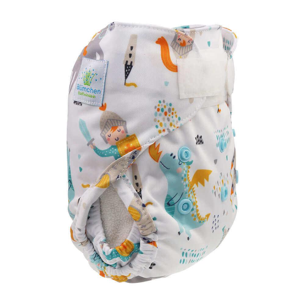 Blümchen Newborn Überhose Kleiner Ritter - Windelposchi