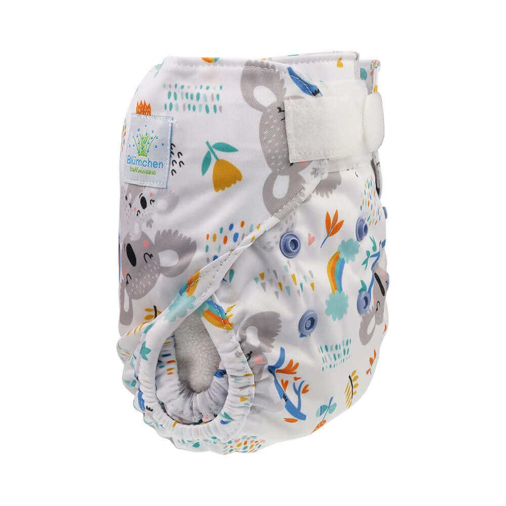 Blümchen Newborn Überhose Koala Liebe - Windelposchi