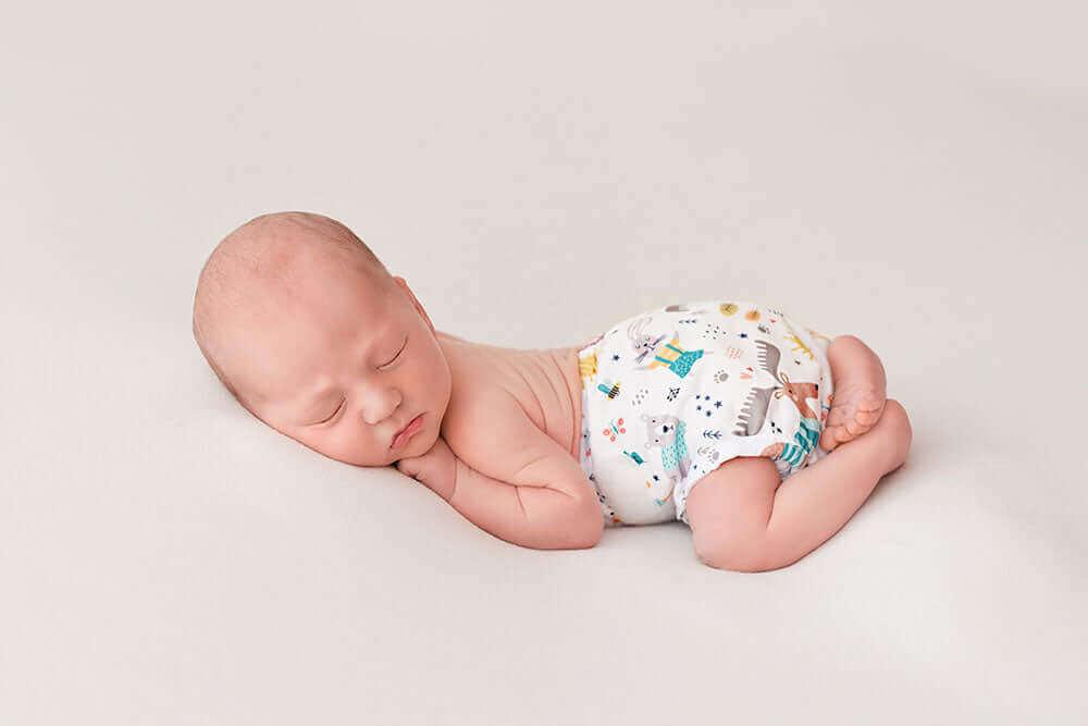 Blümchen Newborn Überhose Koala Liebe - Windelposchi