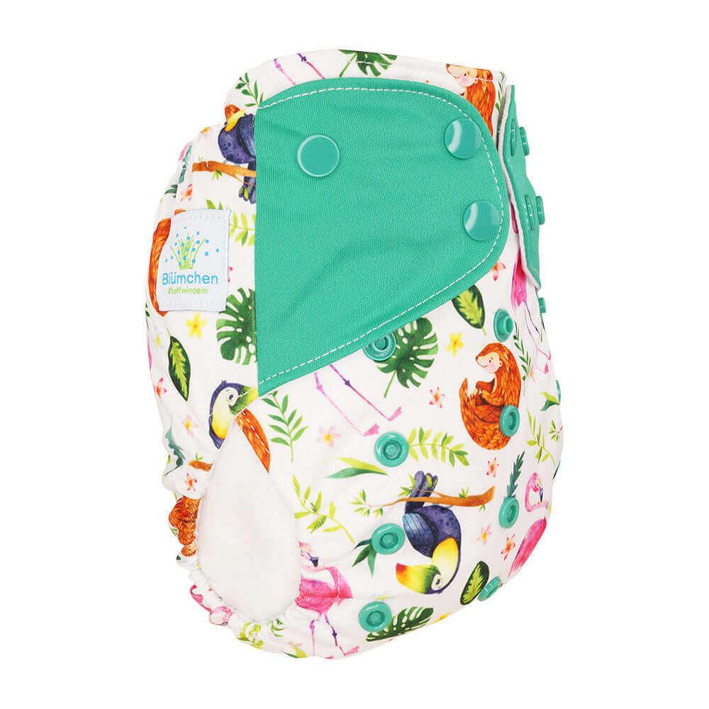 Blümchen Pocketwindeln Drucki Flamingo - Windelposchi