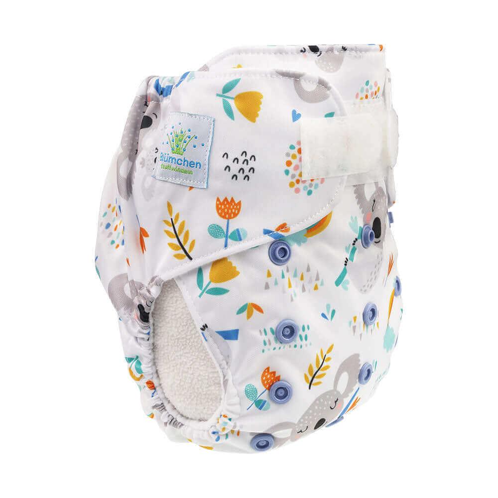 Blümchen Pocketwindeln Klett Koala Liebe - Windelposchi