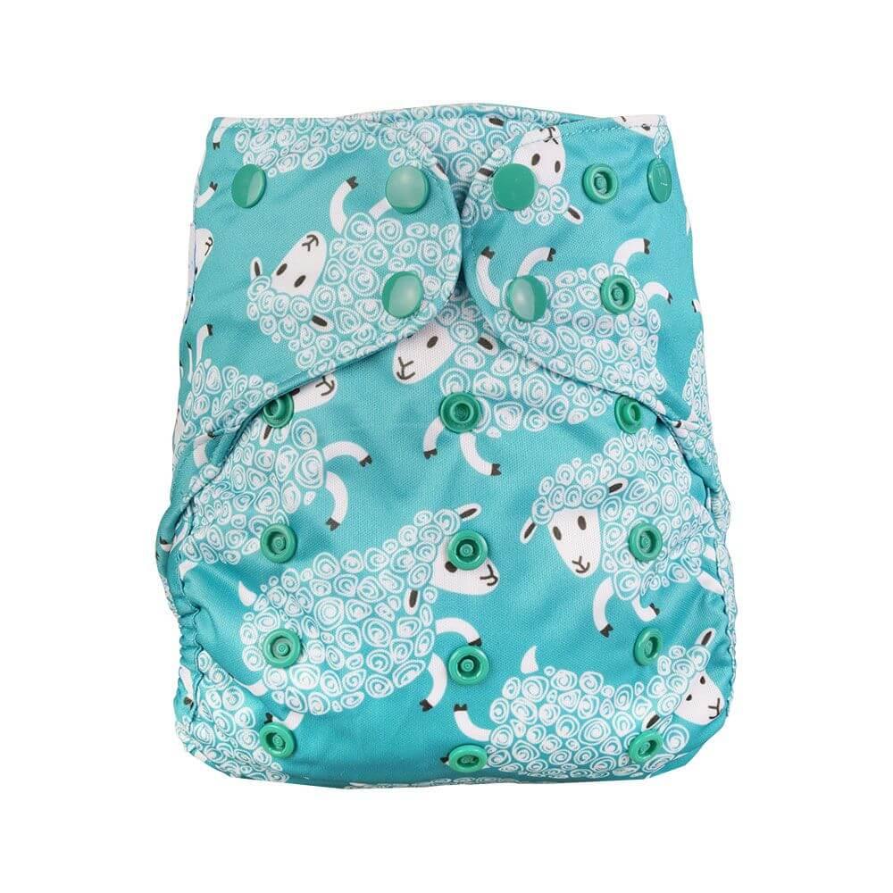 Blümchen Überhose Onesize Drucki Mähbäh - Windelposchi