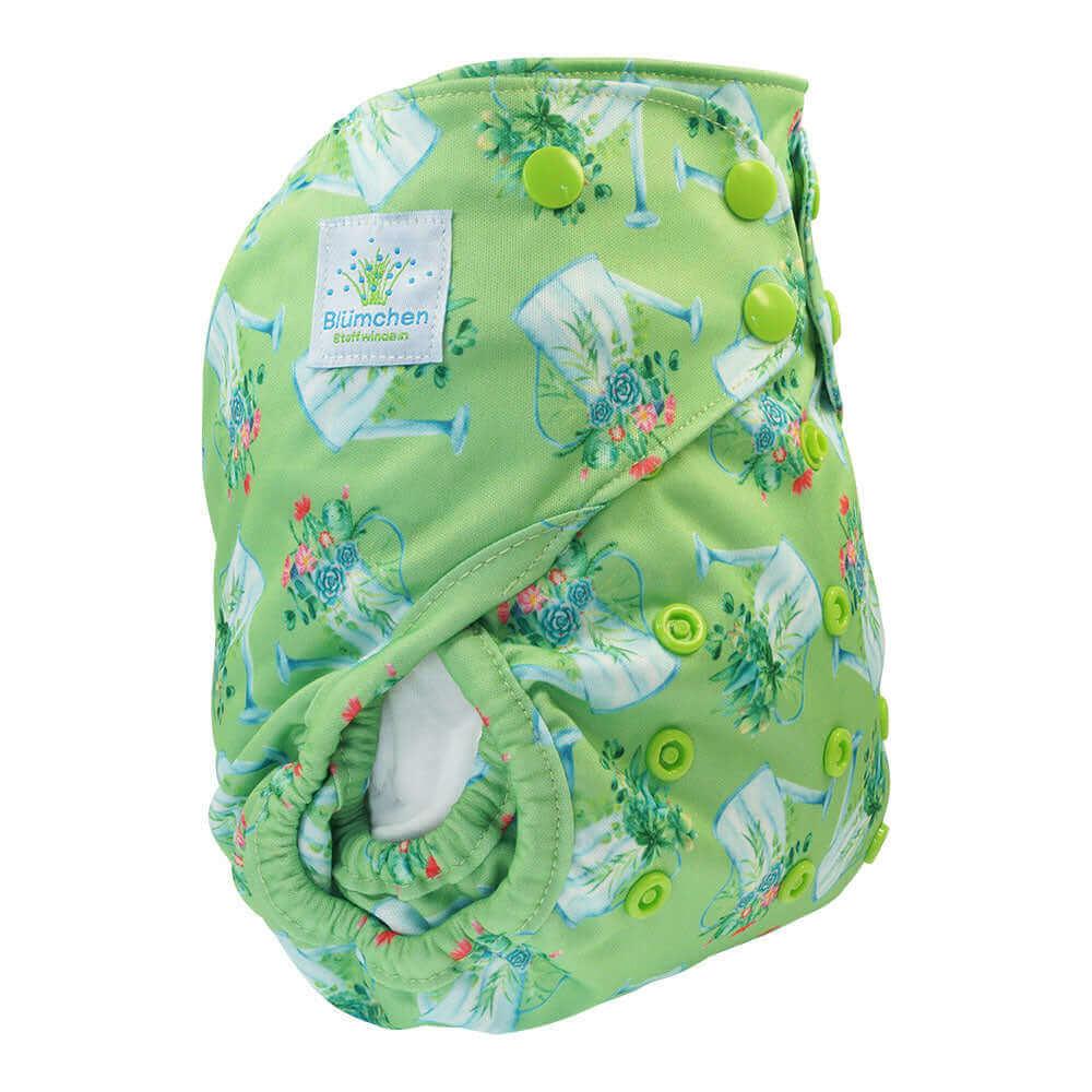 Blümchen Überhose Onesize Drucki Süße Gießkanne - Windelposchi