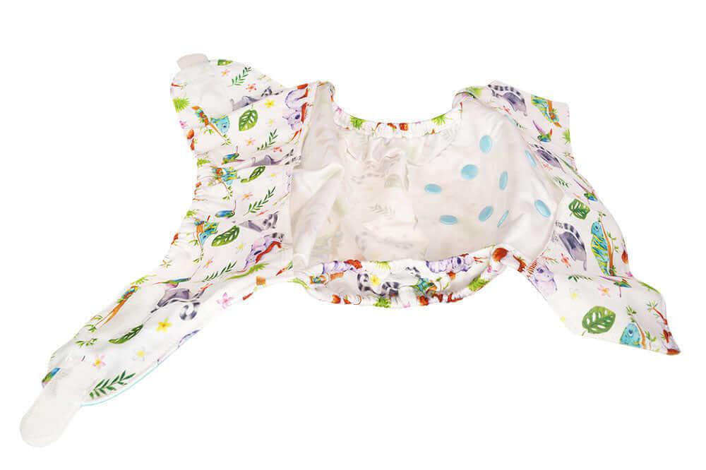 Blümchen Überhose Onesize Klett Chamäleon - Windelposchi