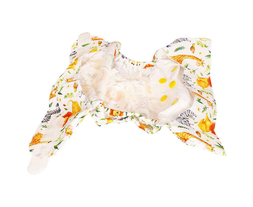 Blümchen Überhose Onesize Klett Koala Liebe - Windelposchi