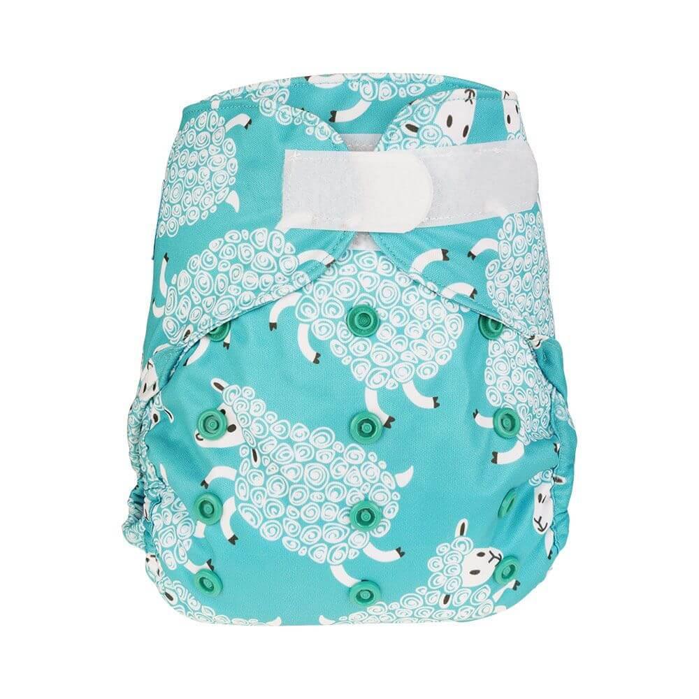 Blümchen Überhose Onesize Klett Mähbäh - Windelposchi