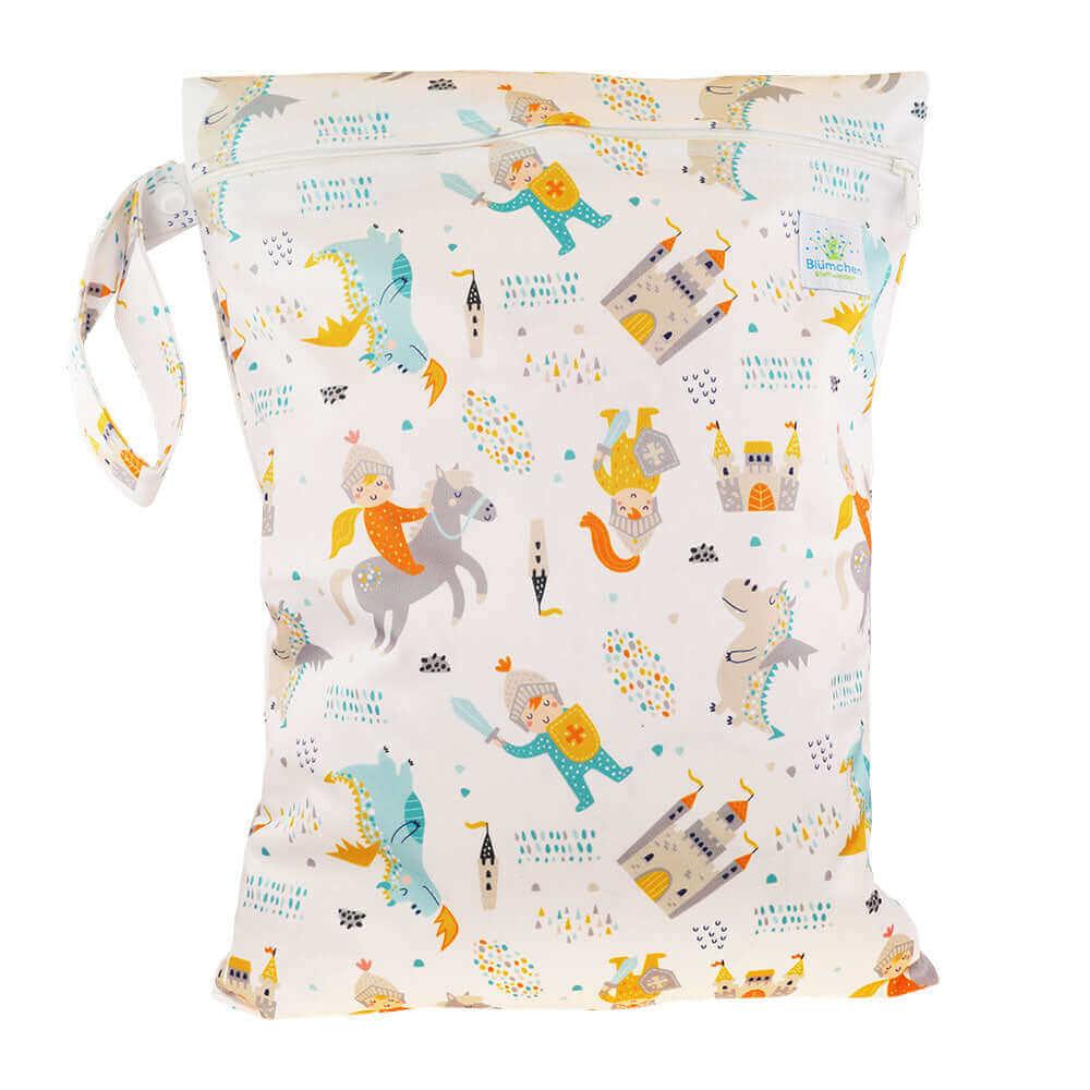 Blümchen Wetbag kleiner Ritter - Windelposchi