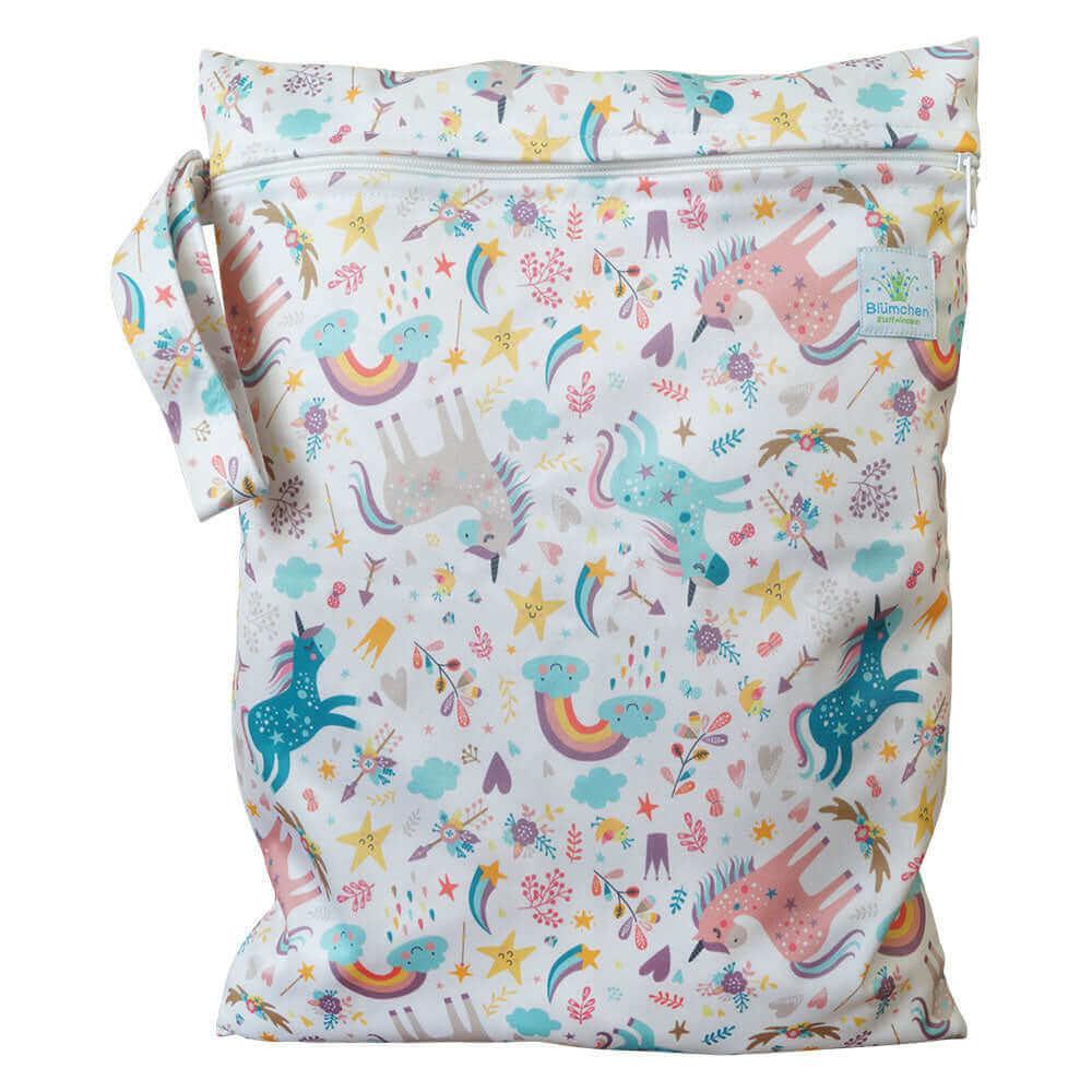 Blümchen Wetbag Magisches Einhorn - Windelposchi