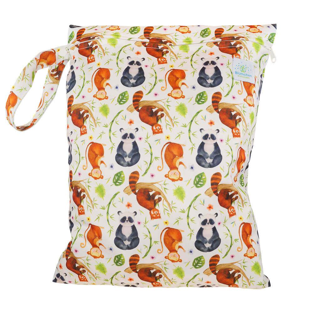 Blümchen Wetbag Panda - Windelposchi