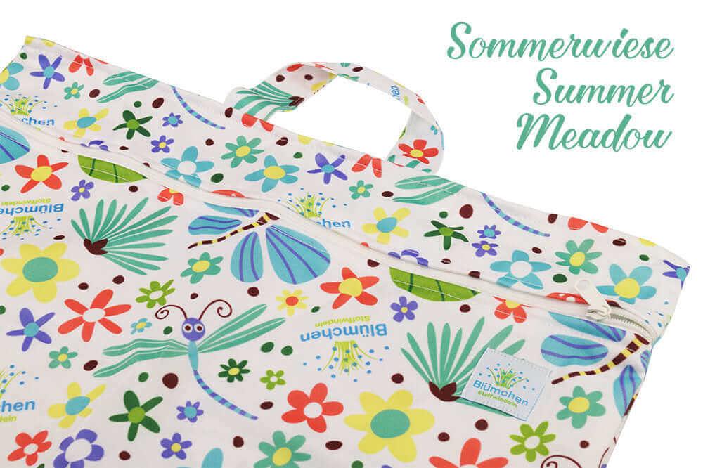 Blümchen Wetbag XL Sommerwiese - Windelposchi