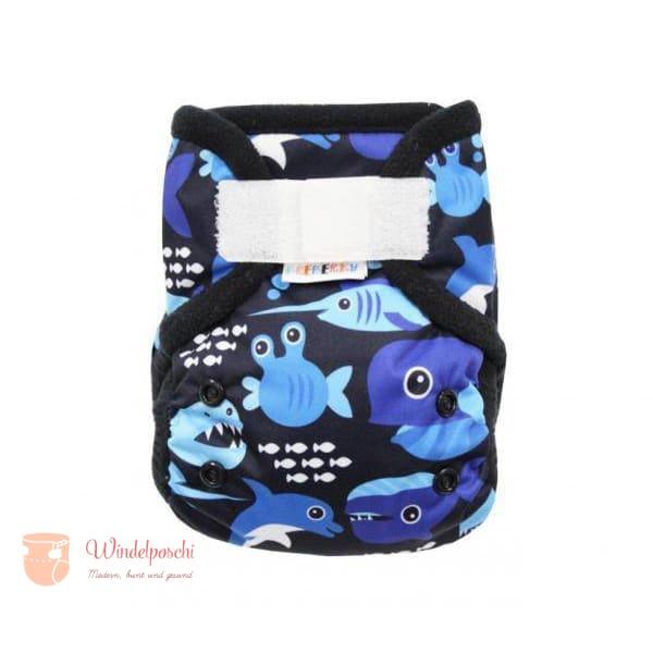 Breberky Überhose Newborn Fische - Windelposchi