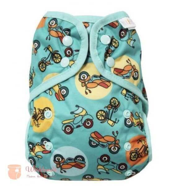 Breberky Überhose Onesize Bikes Drucki - Windelposchi
