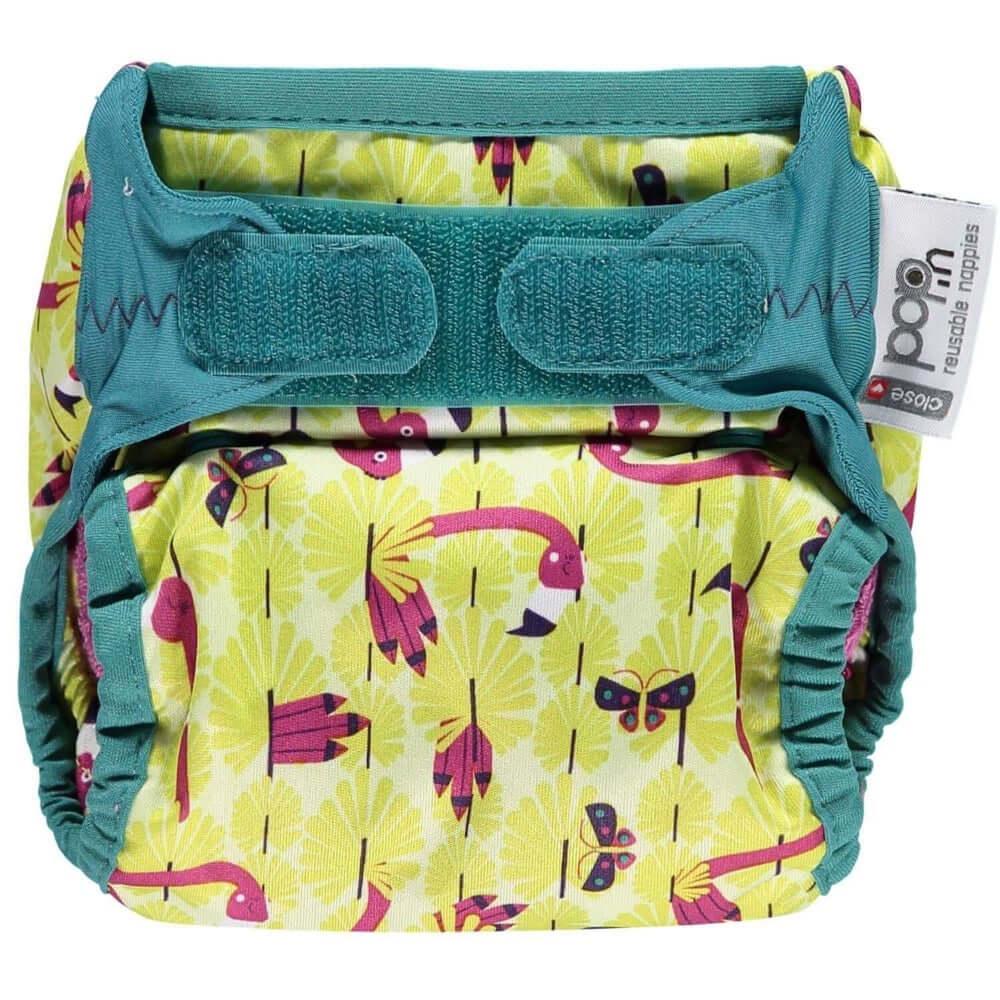 Close Pop In Bambus Stoffwindel V2 Klett Flamingo - Windelposchi