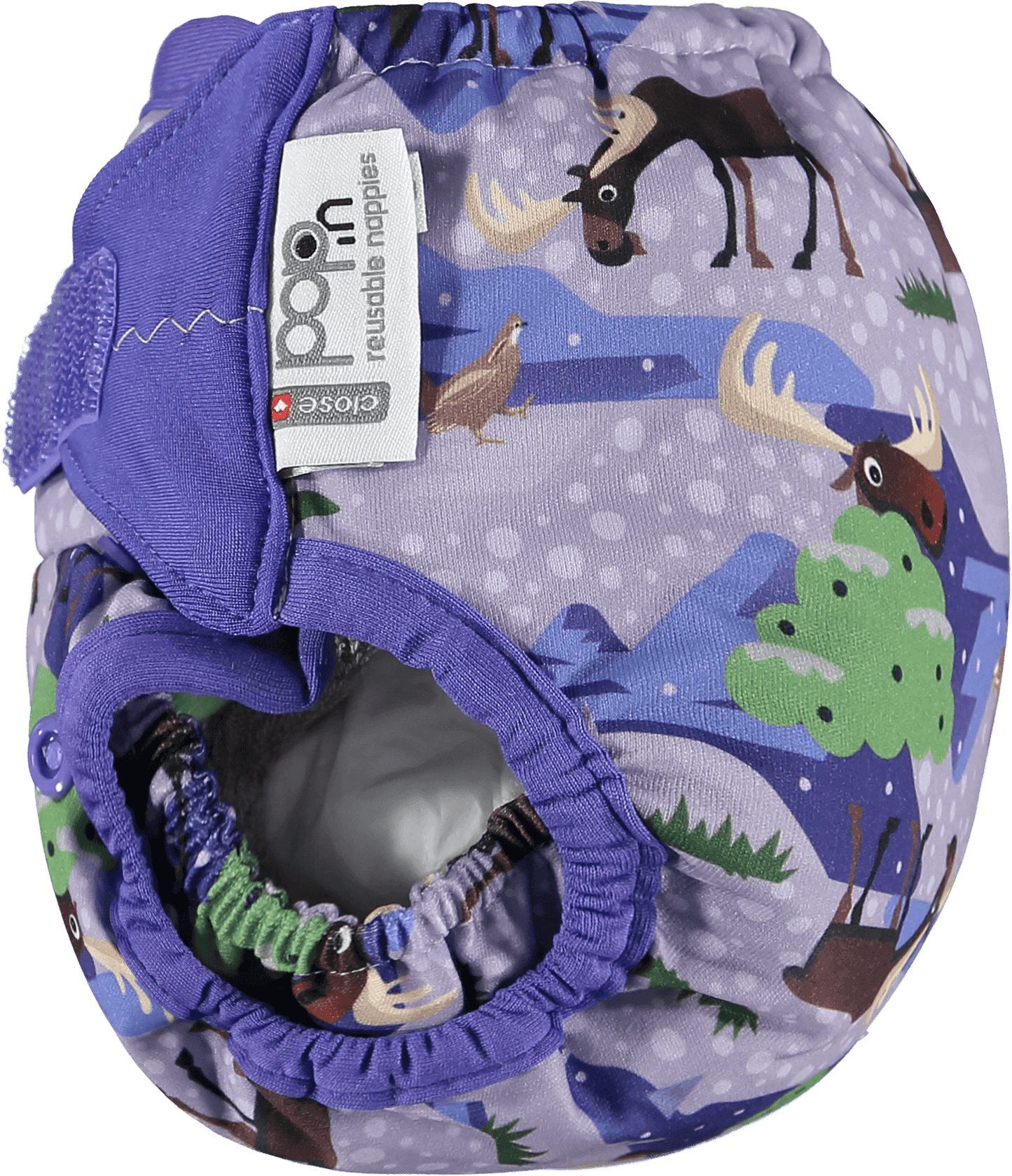 Close Pop In Bambus Stoffwindel V2 Klett Twilight Garden - Windelposchi