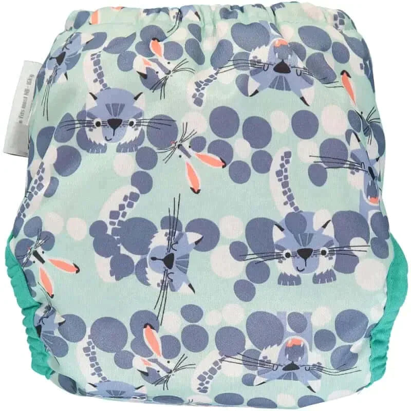 Close Pop In Überhose Onesize Drucki Schneeleopard - Windelposchi