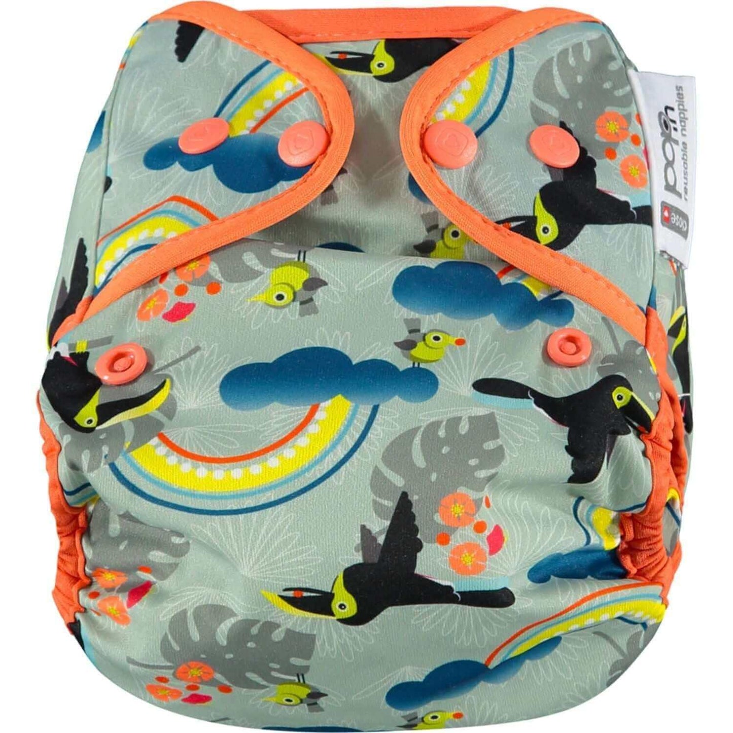 Close Pop In Überhose Onesize Drucki Tukan - Windelposchi