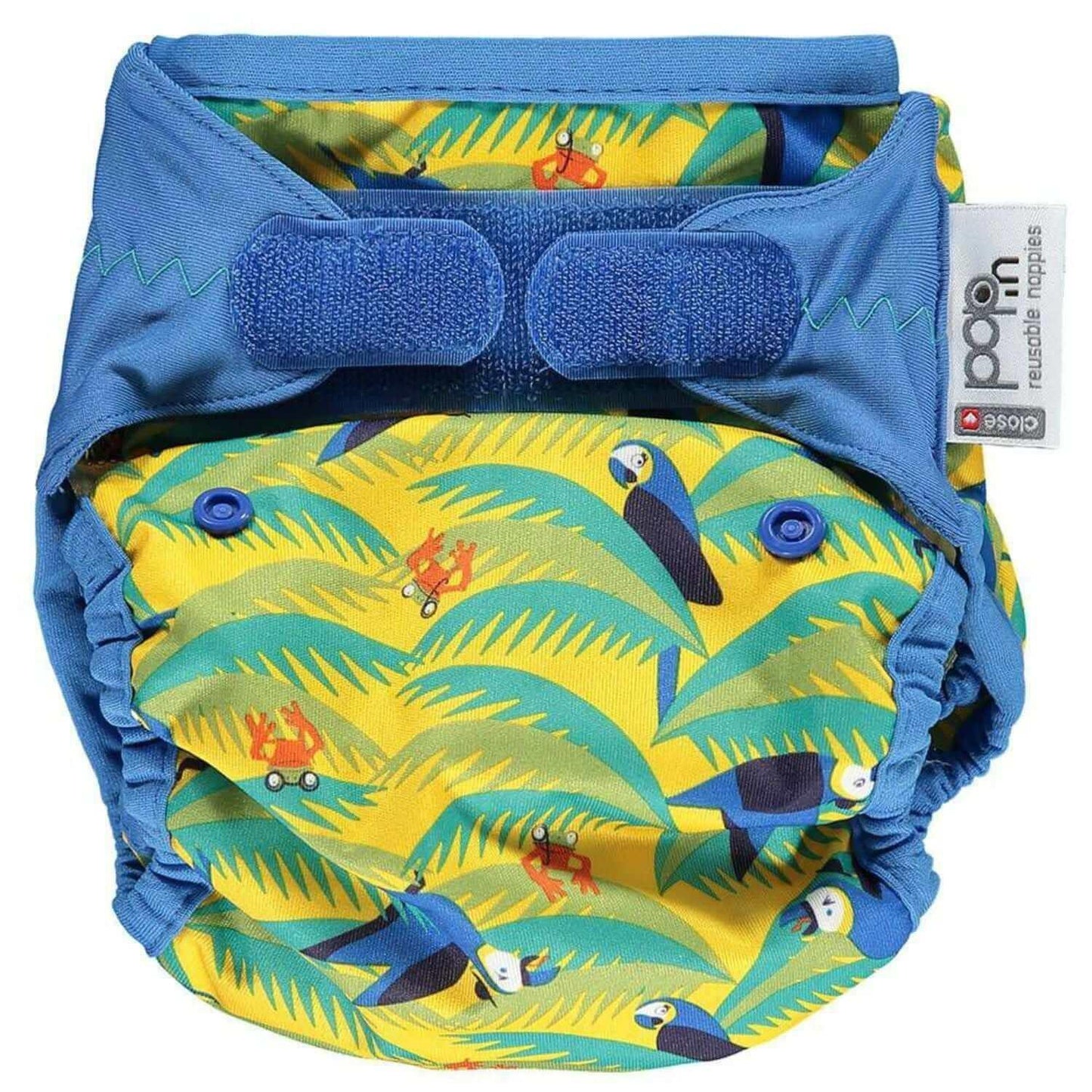 Close Pop In Überhose Onesize Klett Papagei - Windelposchi