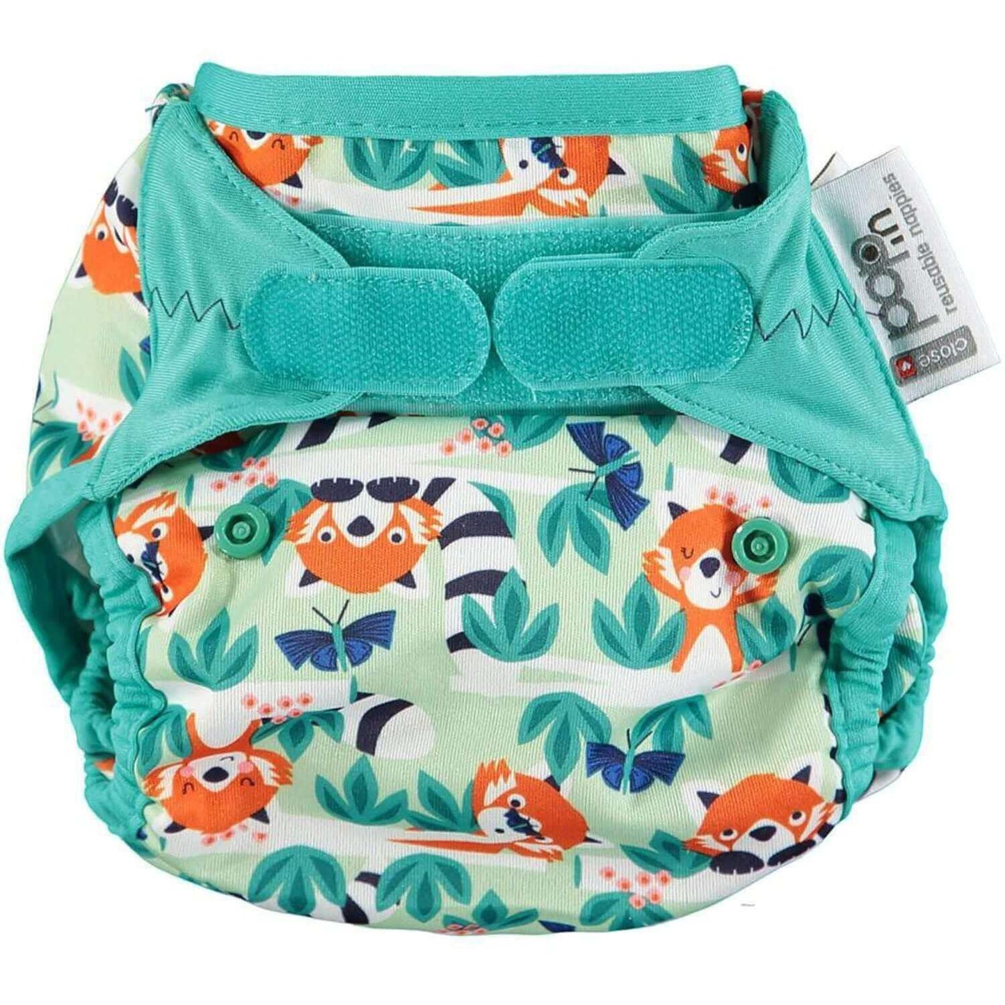 Close Pop In Überhose Onesize Klett Red Panda - Windelposchi