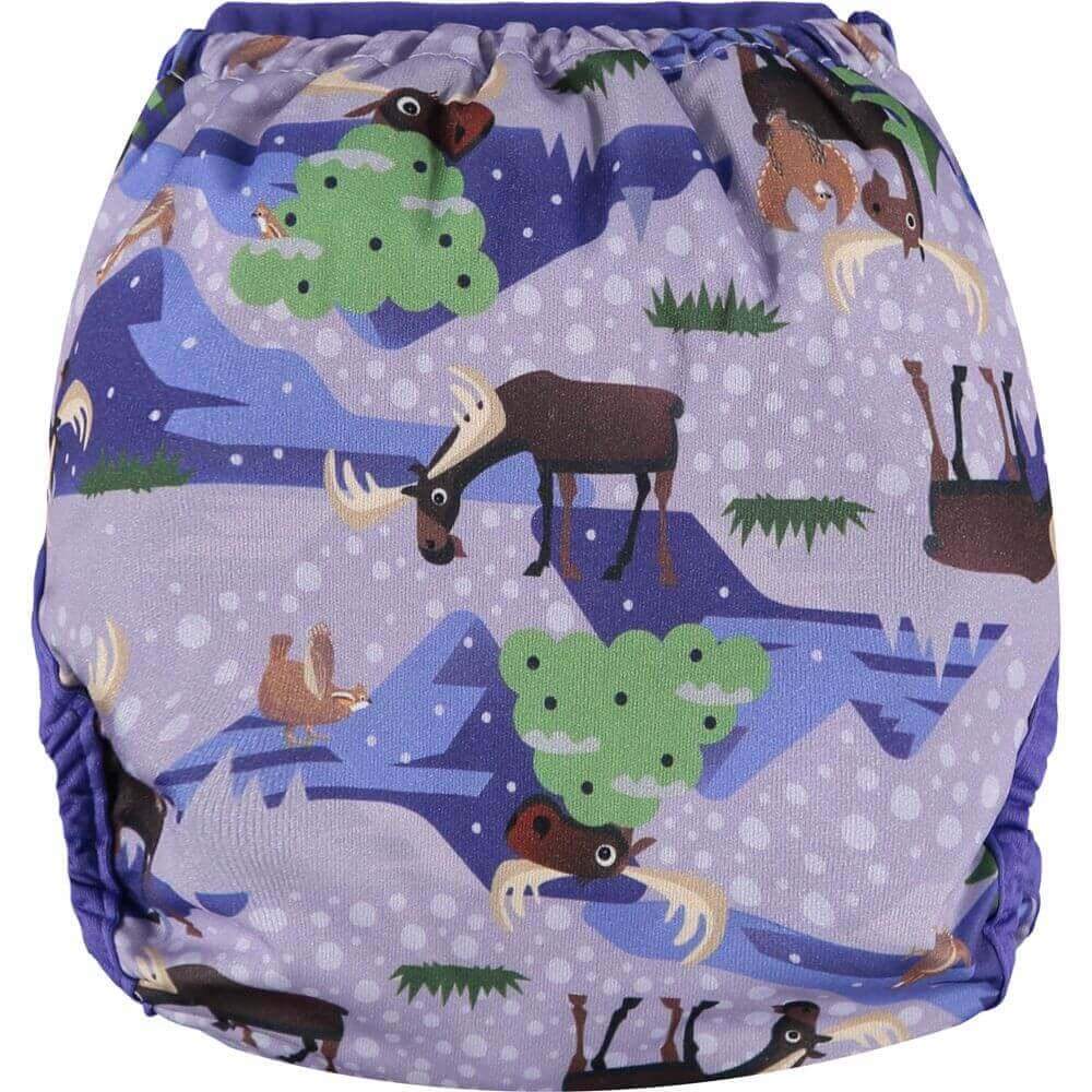 Close Pop In Überhose Onesize Klett Red Panda - Windelposchi