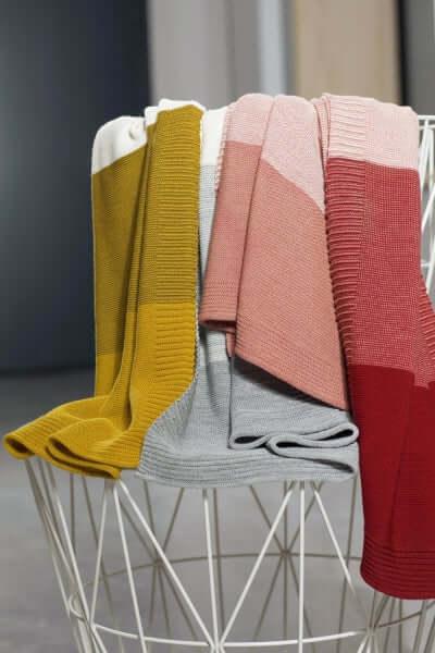 Disana Strickdecke Pflaume/Grau - Windelposchi