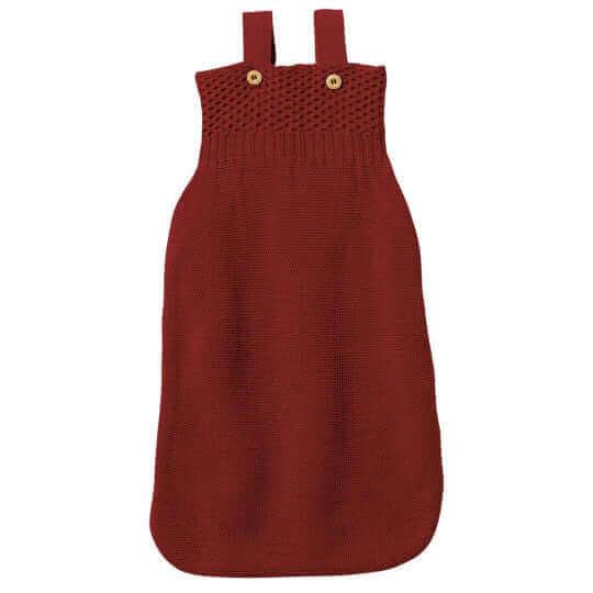 Disana Strickschlafsack Bordeaux Rot - Windelposchi