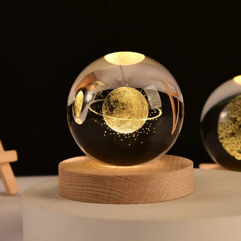 3D-gravierte Universum-Lampe - Kosmisches Licht für Ihren Raum