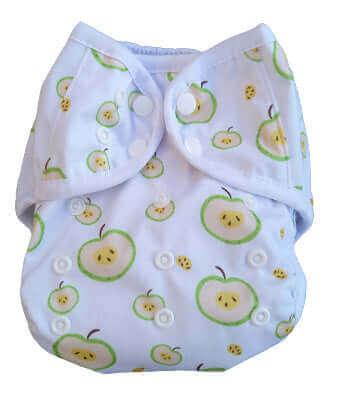 Fluffy Nature SIO Onesize Überhose Drucki Apples - Windelposchi
